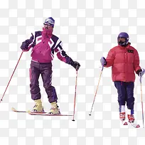 冬季高清滑雪人物