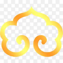 中秋节黄色渐变包装