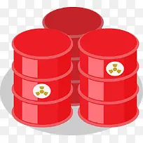 矢量油箱插图