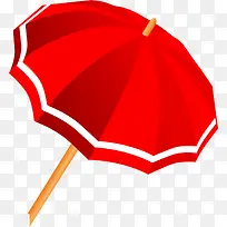 夏日商场红伞