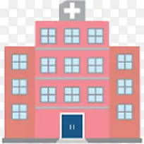 医院创意建筑粉色设计