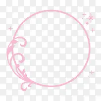 圆环花纹圆环粉红圆环