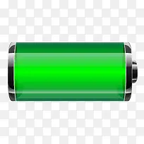 绿色节能电池图案