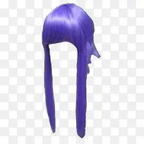 紫色长发
