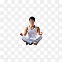 印度瑜伽健身男