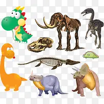 多款可爱恐龙造型