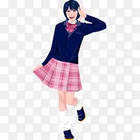 制服女孩