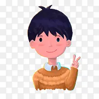 可爱二维少年
