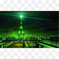 绿色光效城市建筑