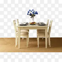 餐桌餐椅墙纸装饰