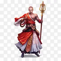 中国风游戏人物唐僧