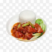 红烧肉饭