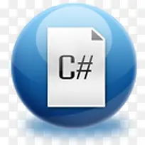 C #文件文件球形图标集