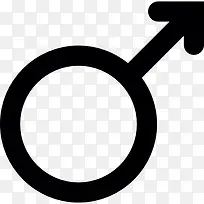 男性性别符号图标