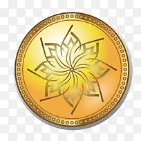 矢量桌游金色背景
