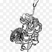 白描人物