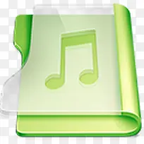 绿色音乐图标