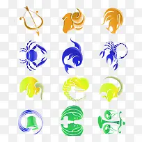 12星座卡通图片素材_12星座卡通背景图片_12星座卡通素材下载-免抠素材网
