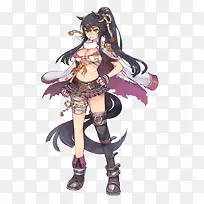 游戏卡通美少女人物
