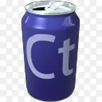 易拉罐社交媒体图标ct