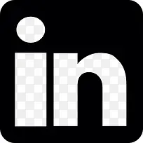LinkedIn社交标志图标