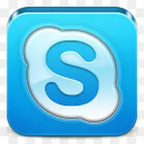 skype图标