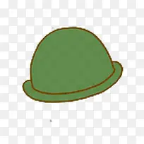 可爱绿色帽子
