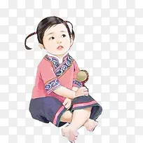 立绘古风小女孩