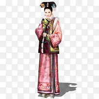 彩绘立绘格格宫女