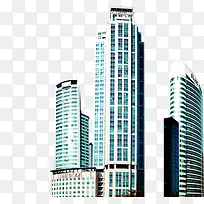 现代城市商务建筑风景