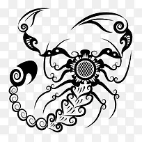 创意蝎子设计手绘