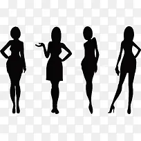 女人剪影
