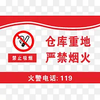 安全标语模板禁止烟火