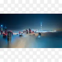 海市蜃楼城市city大图背景素材