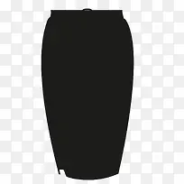 黑色裤裙