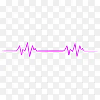 紫色心电图