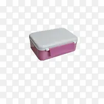 白粉色塑料饭盒