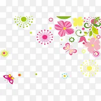炫彩花纹图案