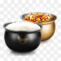喷香饭菜