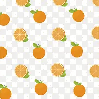 橘子背景矢量素材