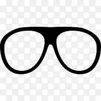 眼镜的形状图标