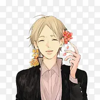 卡通原画男孩帅哥图片
