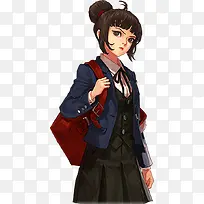 卡通傲娇少女