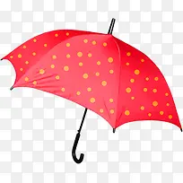 雨天红色伞