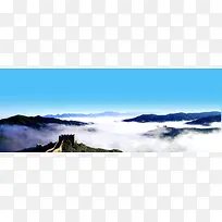 风景大图高清海报背景