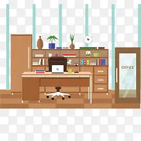 矢量办公桌