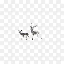 动物麋鹿圣诞节装饰