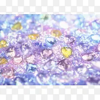 紫色梦幻钻石水晶