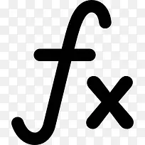 函数的数学符号图标