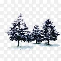 雪树景观马甲海报